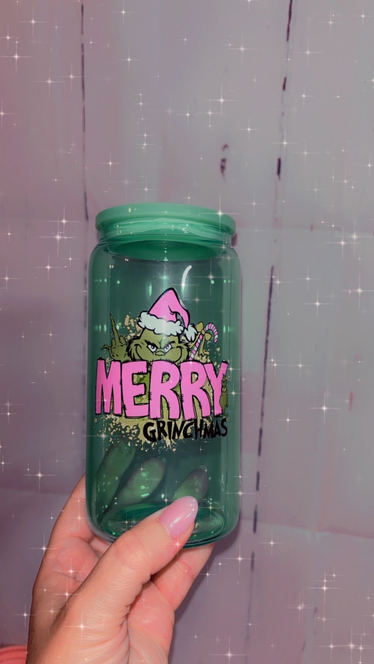 GREEN MERRY GRINCHMAS CUP