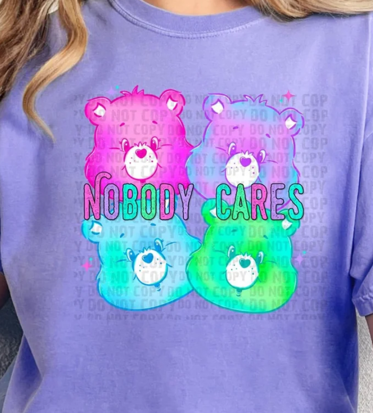 NO BODY CARES TEE
