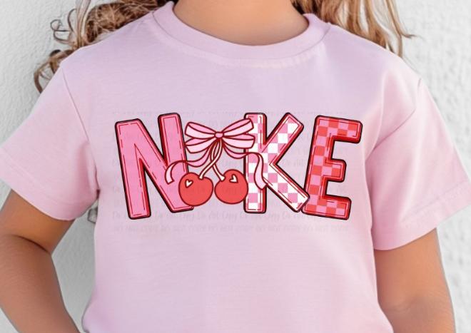 YOUTH SWOOSH CHERRY TEE (PRE ORDER)