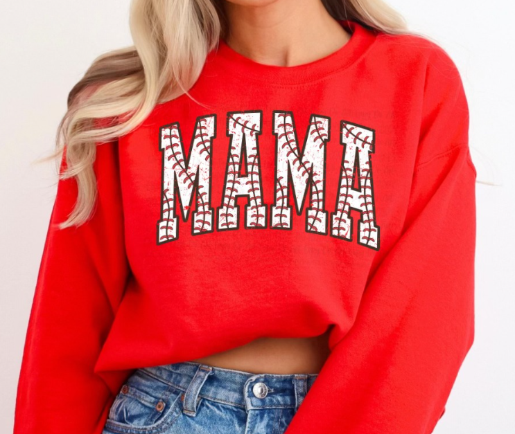 MAMA BASEBALL SWEATER (PRE ORDER)