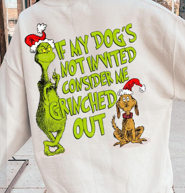 Front Back My Dogs Vip Sweater
