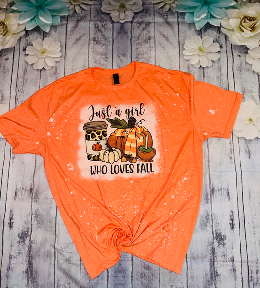 Bleached just a girl Tee