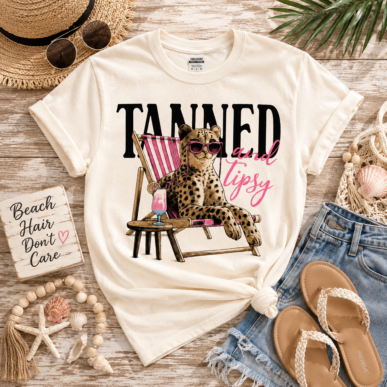 Tanned and Tipsy Tee