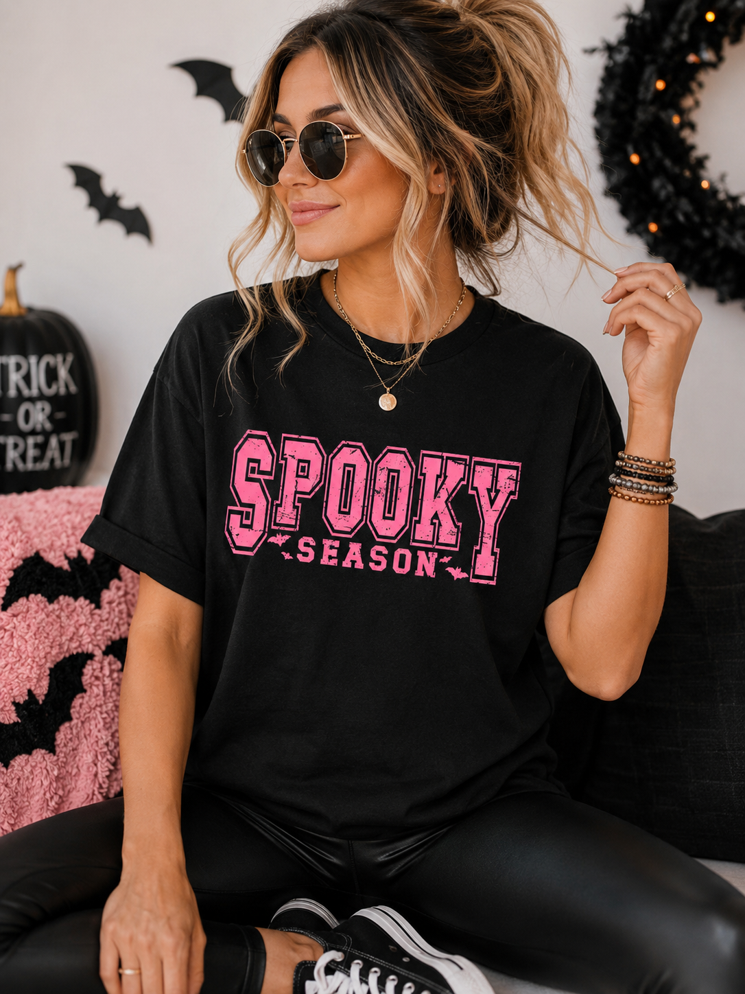 Pink Spooky Tee
