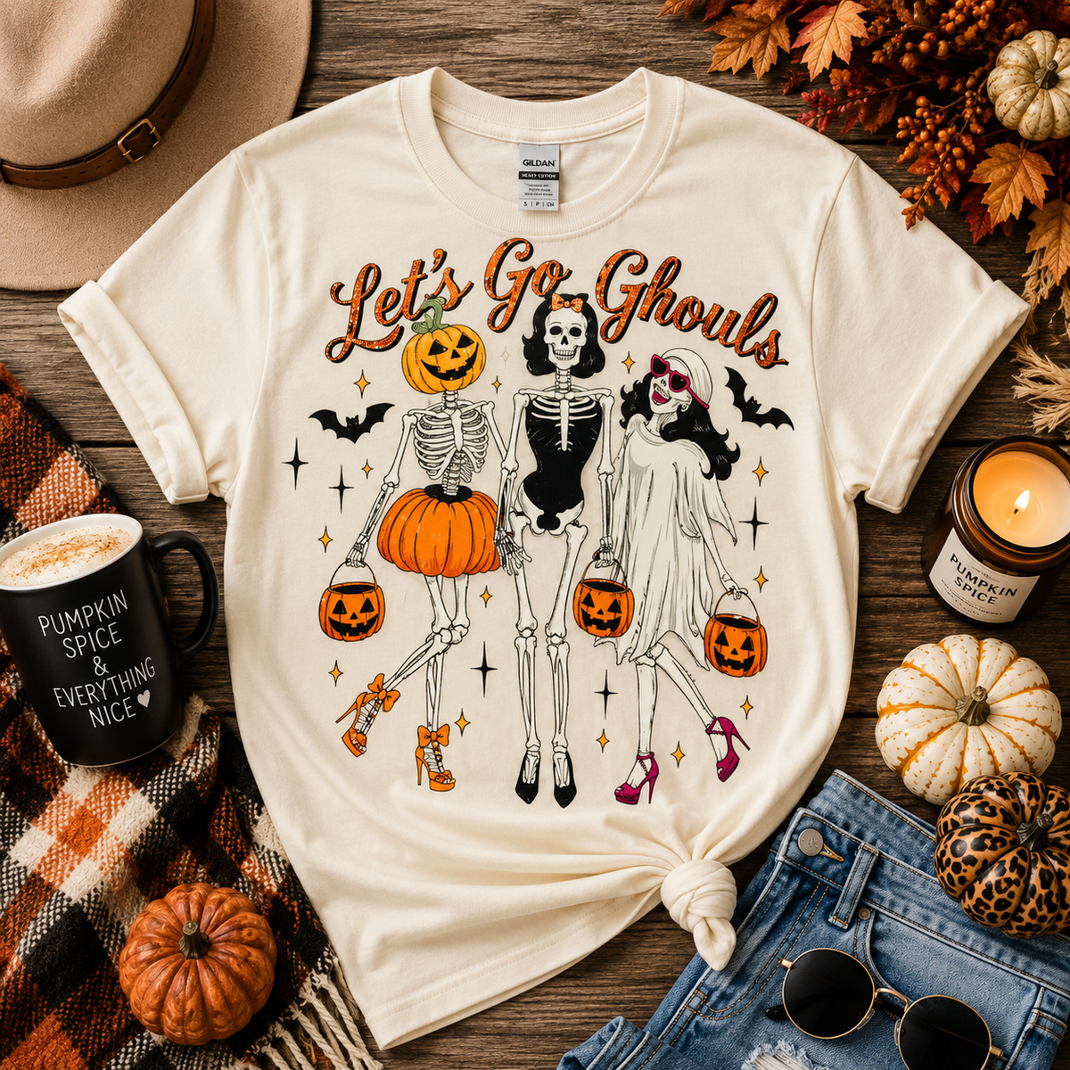 Lets Go Ghouls Tee