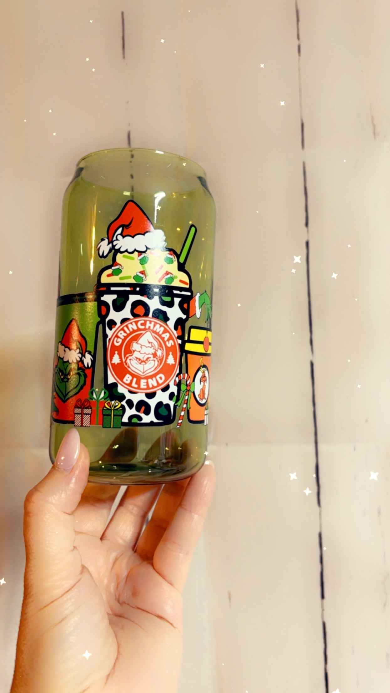 LEOPARD GREEN MAN 16oz cup