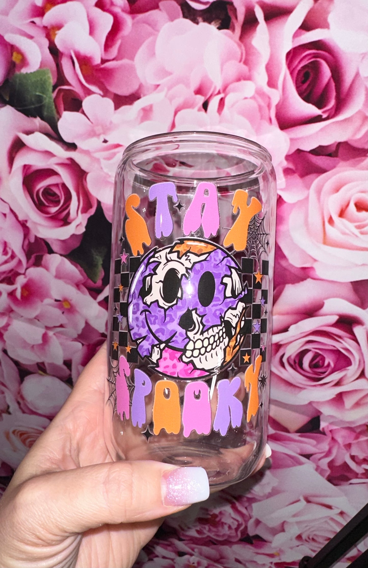 STAY SPOOKY GLASS CUP