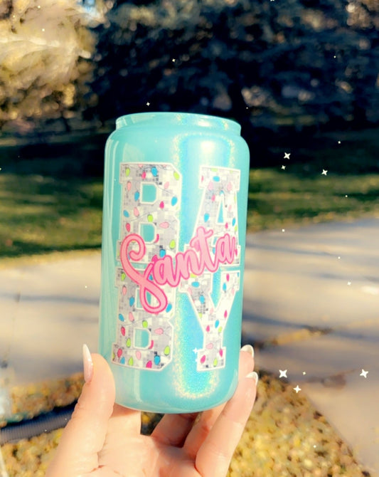 Teal Santa Baby Cup