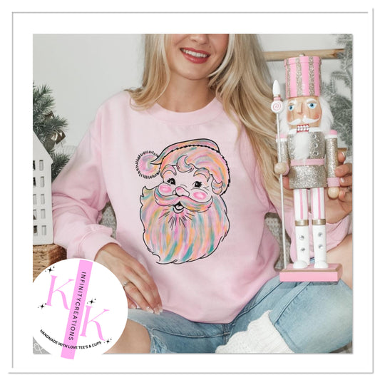 Colorful Santa Sweatshirt