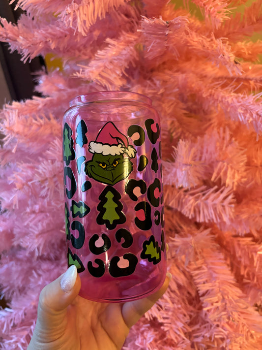 GMAN CHEETAH 16oz PINK CUP