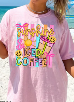 Sunshine & Iced Coffee T SHIRT