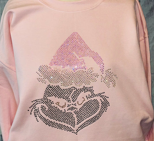 Pink GRNCH Glitter & Glam Sweatshirt