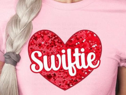 SWIFTIE HEART - GLITTER