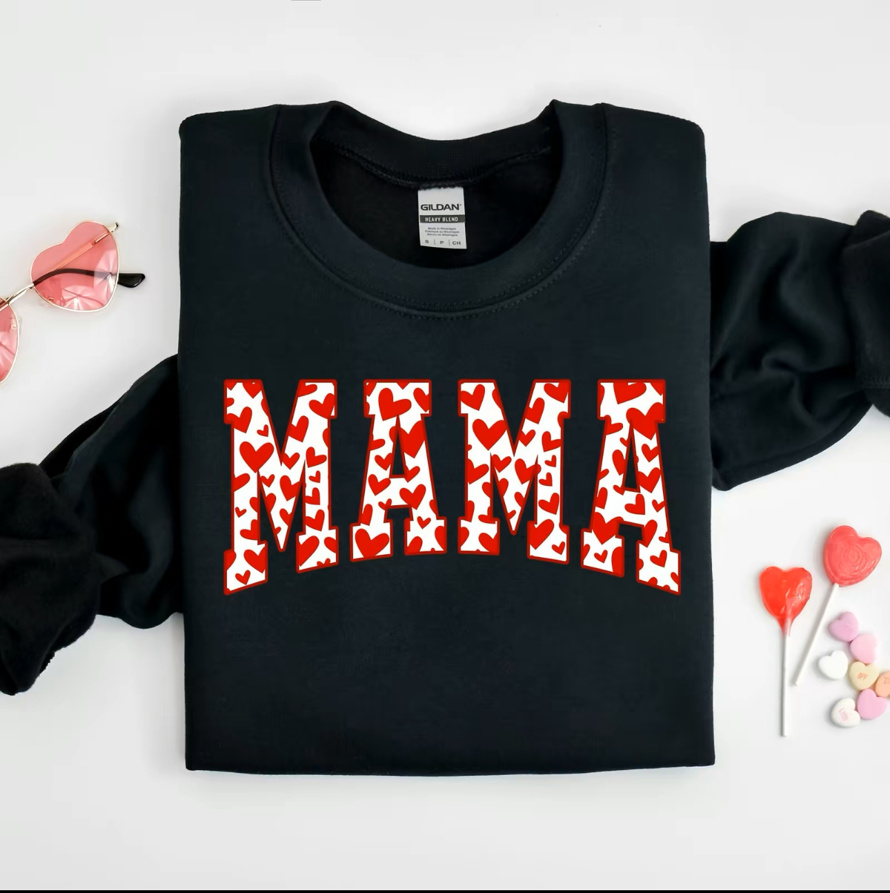 RED MAMA HEARTS