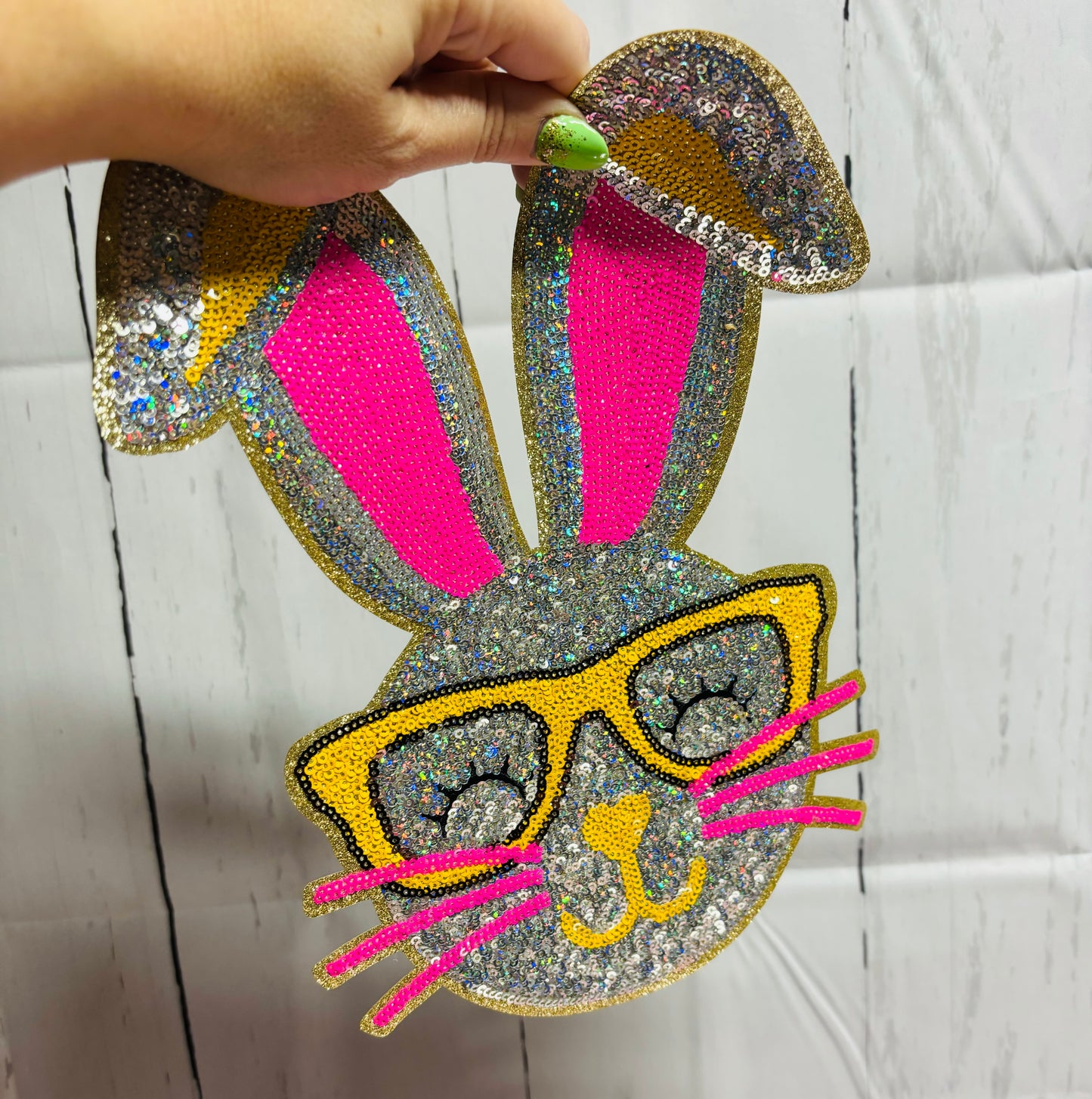 BUNNY CHENILLE PATCH