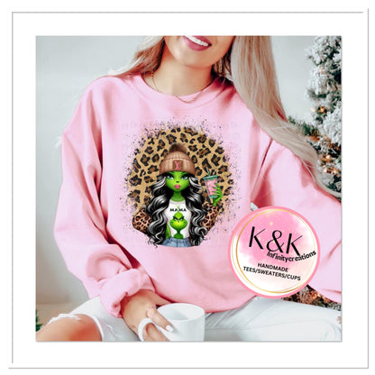 Cheetah Dark Hair G girl Sweater