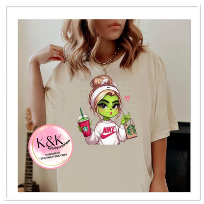 Green Girl Swoosh Tee