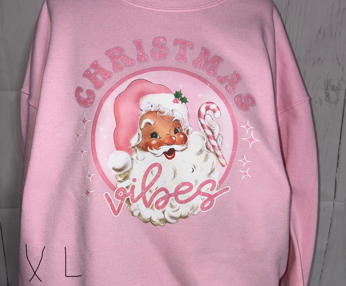 Pink Christmas Vibes sweater