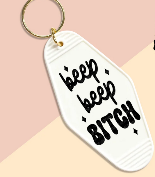 BEEP BEEP B KEYCHAIN
