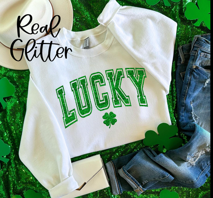 Glitter Lucky Sweatshirt