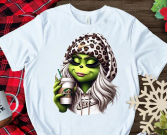 Cheetah Green Girl Tee