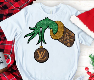 LV Green Man Hand Tee