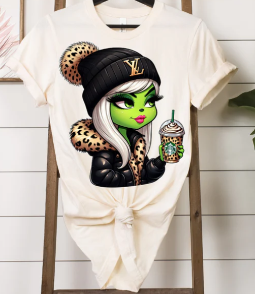 LV Green Girl Coffee