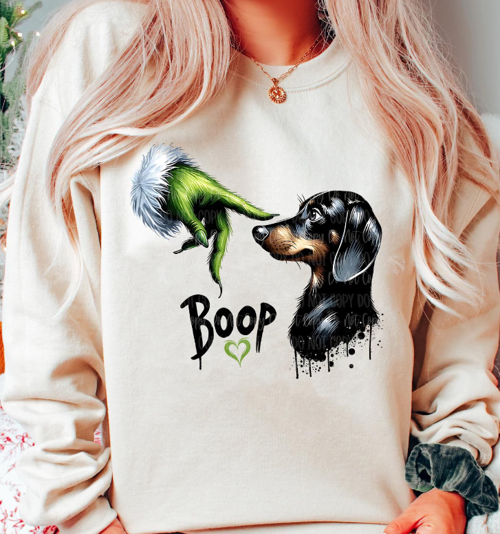 Santa puppy Boop Sweater