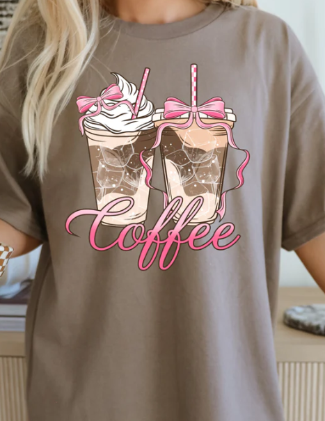 Pink Coffee Tee