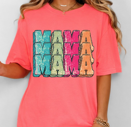 Mama Comfort Colors Tee
