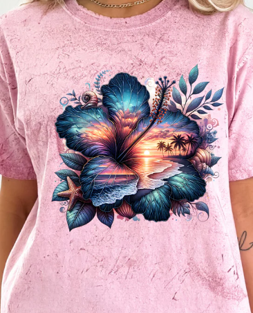Ocean Flower Tee