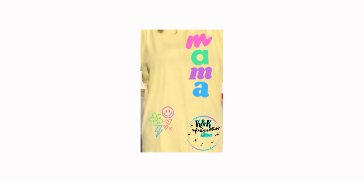 Retro Mama Comfort Colors Tee Bundle
