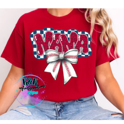Mama BaseBall Bow