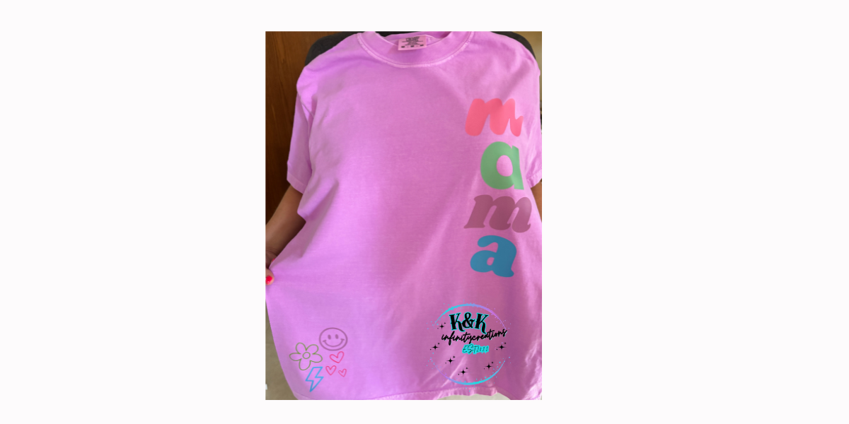 Retro Mama Comfort Colors Tee Bundle