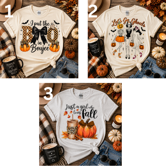 ADULT HALLOWEEN/FALL TEES
