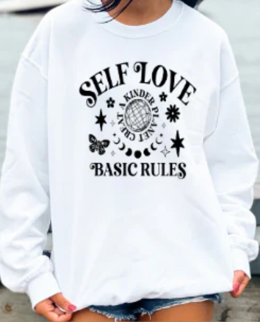 SELF LOVE FRONT/BACK TEE